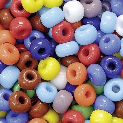 Zeige Details für Böhmische Roncailles Ø 5 mm bunt gemischt Bild von Böhmische Roncailles Ø 5 mm bunt gemischt