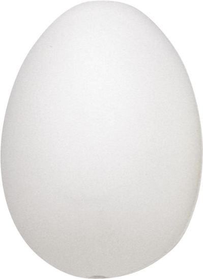 Bild von Ei aus Kunststoff 60 x 45 mm weiß