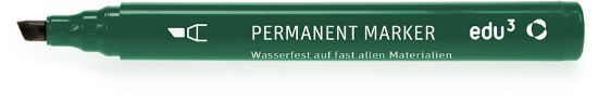 Picture of Marker permanent Keilspitze grün