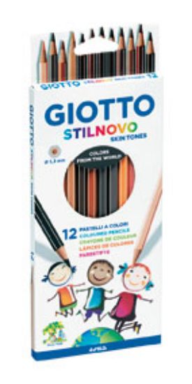 Picture of Giotto Stilnovo Skin Tones Farbstifte 12er Karton