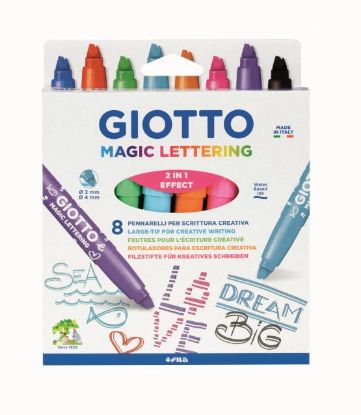 Show details for Giotto Magic Lettering 8er Etui Picture of Giotto Magic Lettering 8er Etui