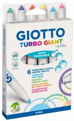Show details for Giotto Turbo Giant pastell 6er Karton Picture of Giotto Turbo Giant pastell 6er Karton