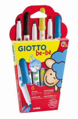Show details for Giotto be-be Fasermaler 6er Picture of Giotto be-be Fasermaler 6er