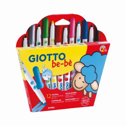 Show details for Giotto be-be Fasermaler 12er Picture of Giotto be-be Fasermaler 12er