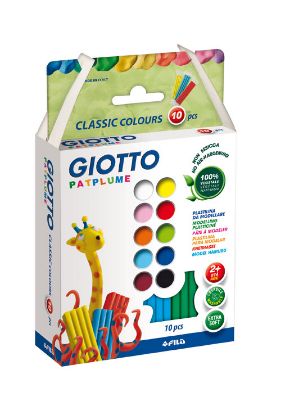 Show details for Giotto Patplume Knetmasse 10x20gr. Picture of Giotto Patplume Knetmasse 10x20gr.