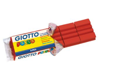 Picture of Giotto Pongo Plastillin 450gr. rot