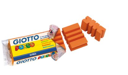 Show details for Giotto Pongo Plastillin 450gr. orange Picture of Giotto Pongo Plastillin 450gr. orange