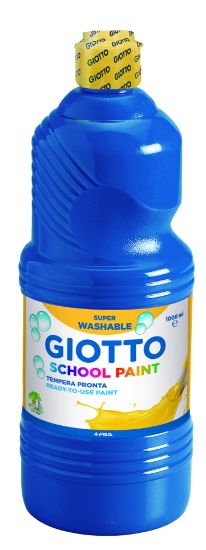 Picture of Giotto School Paint 250ml. dunkelblau