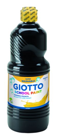 Bild von Giotto School Paint 250ml. schwarz