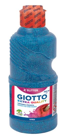 Bild von Giotto Paint Glitter EQ 250ml. hellblau