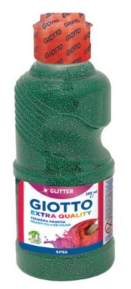Bild von Giotto Paint Glitter EQ 250ml. grün
