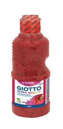 Bild von Giotto Paint Glitter EQ 250ml. rot