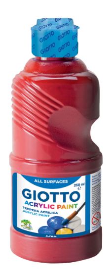 Picture of Giotto Acrylic Paint 250ml. rot