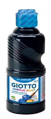 Picture of Giotto Acrylic Paint 250ml. schwarz
