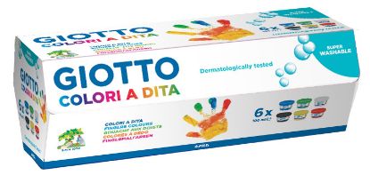 Show details for Giotto Dita Fingerfarben 6x100ml Picture of Giotto Dita Fingerfarben 6x100ml
