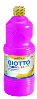 Bild von Giotto School Paint 1 Liter rosa