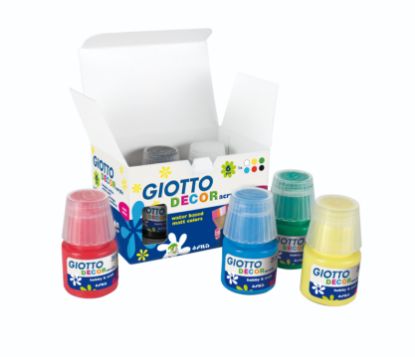 Picture of Giotto Acrylfarben 6x25ml. sort.