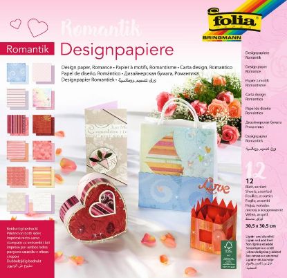 Show details for Designpapierblock Romantik Picture of Designpapierblock Romantik