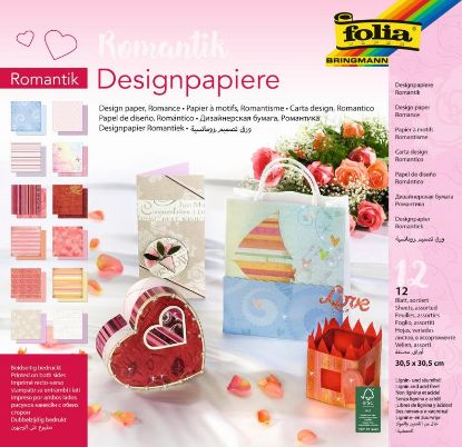 Bild von Designpapierblock Romantik