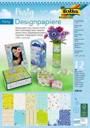 Show details for Designpapierblock Party Picture of Designpapierblock Party