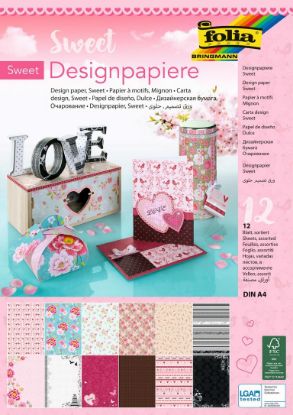 Show details for Designpapierblock Sweet Picture of Designpapierblock Sweet