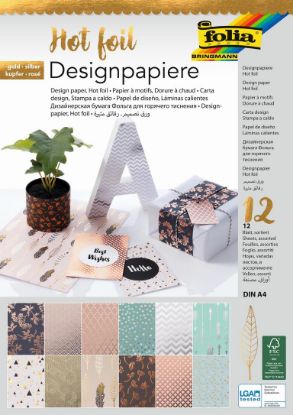 Show details for Designpapierblock Hotfoil Picture of Designpapierblock Hotfoil