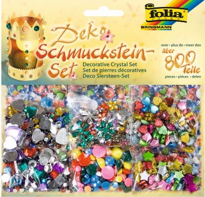 Bild von Deko Schmuckstein-Set Basic 800 Teile