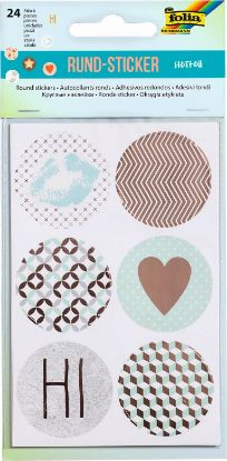 Show details for Rund Sticker HOTFOIL 24 Sticker Picture of Rund Sticker HOTFOIL 24 Sticker