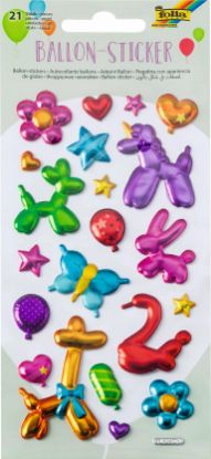 Show details for Ballon Sticker A 9,5x17,5 cm 27 Stk,. 1 Blatt Picture of Ballon Sticker A 9,5x17,5 cm 27 Stk,. 1 Blatt