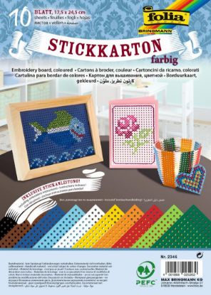 Show details for Stickkarton 10 Blatt 17,5x24,5 Picture of Stickkarton 10 Blatt 17,5x24,5