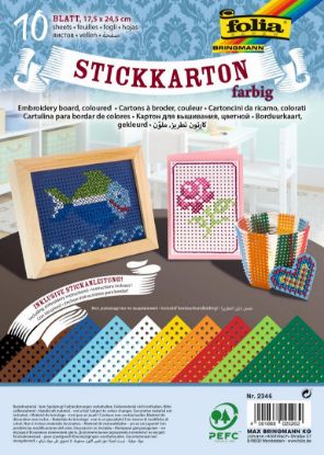 Bild von Stickkarton 10 Blatt 17,5x24,5