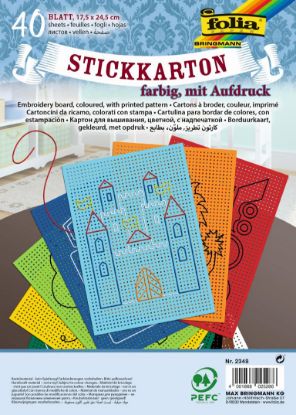 Show details for Stickkarton 40 Blatt 17,5x24,5 Picture of Stickkarton 40 Blatt 17,5x24,5