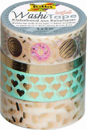 Zeige Details für Washi-Tape 4er-Set gold II Bild von Washi-Tape 4er-Set gold II