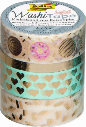 Bild von Washi-Tape 4er-Set gold II