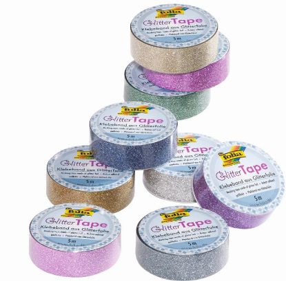 Zeige Details für Glitter Tape einzeln lila Bild von Glitter Tape einzeln lila