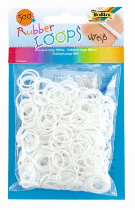 Zeige Details für Rubber Loops weiß Bild von Rubber Loops weiß