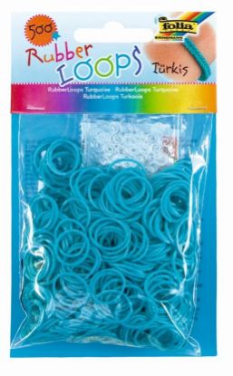 Zeige Details für Rubber Loops türkis Bild von Rubber Loops türkis