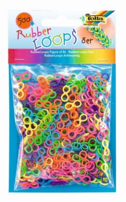 Zeige Details für Rubber Loops 8er bunt 500 Stück Bild von Rubber Loops 8er bunt 500 Stück