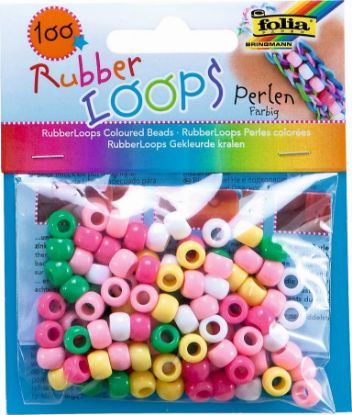 Zeige Details für Rubber Loops Perlen bunt Bild von Rubber Loops Perlen bunt