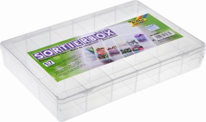 Zeige Details für Sortierbox 17 Fächer 18x26,5x4cm Bild von Sortierbox 17 Fächer 18x26,5x4cm