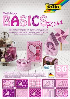 Show details for Motivblock BASICS 24x34cm rosa Picture of Motivblock BASICS 24x34cm rosa