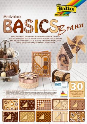 Show details for Motivblock BASICS 24x34cm braun Picture of Motivblock BASICS 24x34cm braun