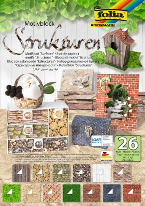 Show details for Motivblock Strukturen 24x34cm Picture of Motivblock Strukturen 24x34cm