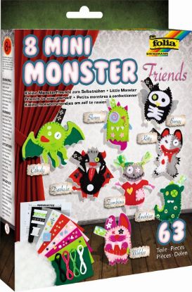 Show details for Bastelset Mini Monster Friends Picture of Bastelset Mini Monster Friends