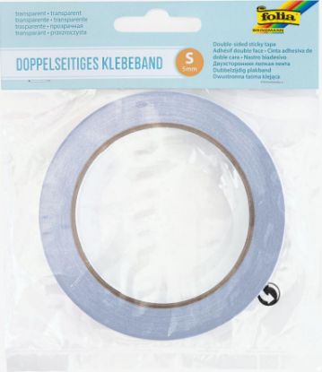 Zeige Details für Doppelseitiges Klebeband transparent 5mm x 18 m Bild von Doppelseitiges Klebeband transparent 5mm x 18 m