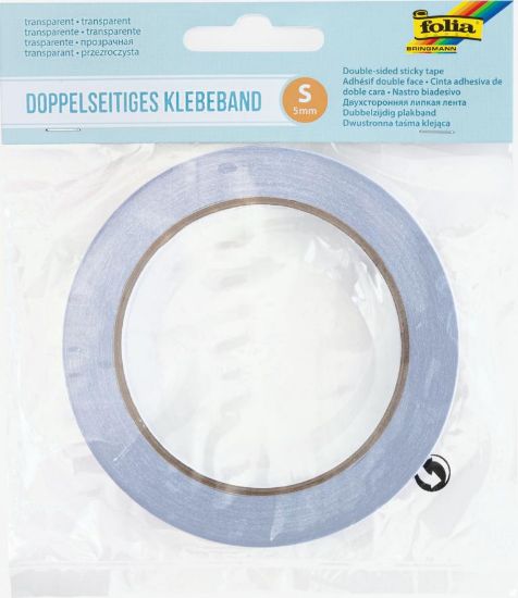 Picture of Doppelseitiges Klebeband transparent 5mm x 18 m