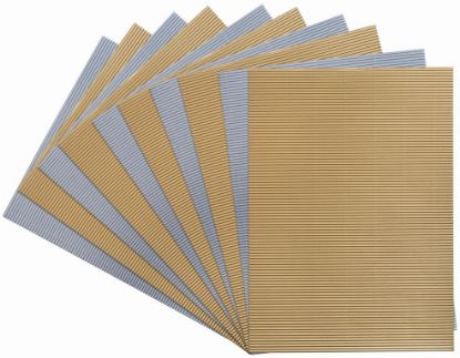 Zeige Details für Wellpappe 25x35cm gold silber 10 Bogen Bild von Wellpappe 25x35cm gold silber 10 Bogen
