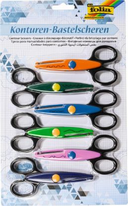 Zeige Details für Konturenscheren Blisterkarte 6er Bild von Konturenscheren Blisterkarte 6er