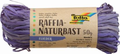 Picture of Raffia-Naturbast 50gr. Bündel - flieder