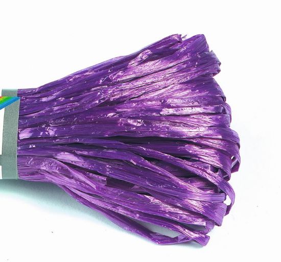 Bild von Raffia-Edelbast 30m Bündel - violett